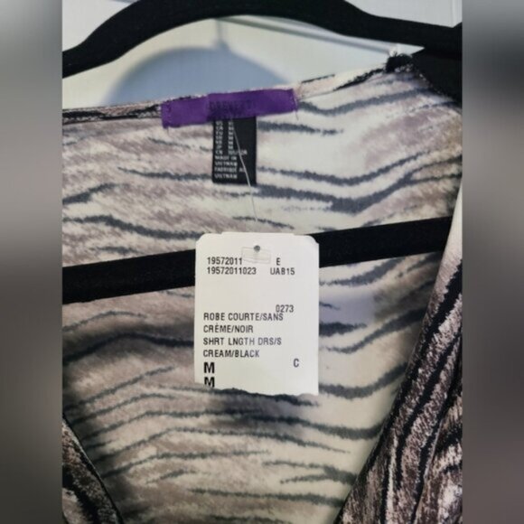 Forever 21 Animal Print Black Sleeveless Cowl Neck Belted Mini Dress Medium - Picture 5 of 14